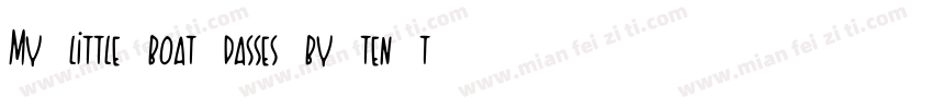 My little boat passes by ten thousa字体转换